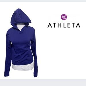 Athleta Flurry seamless long sleeve (with thumb holes hoodie